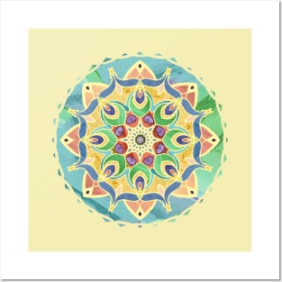 Sand and Silk Mandala Posters and Art